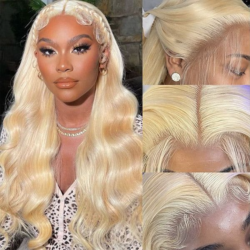 FULL LACE WIG BODY WAVE #613 BRAZILIAN HUMAN HAIR