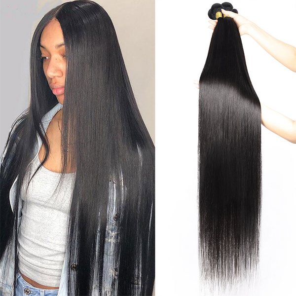 40 Inches Bundles Long Human Hair Extension Brazilian Straight