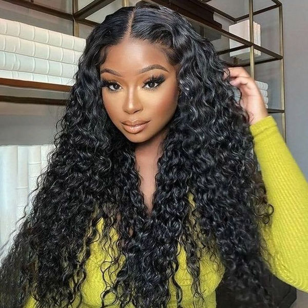 13X4 LACE FRONTAL WIG BURMESE WAVE NATURAL COLOR BRAZILIAN HUMAN HAIR