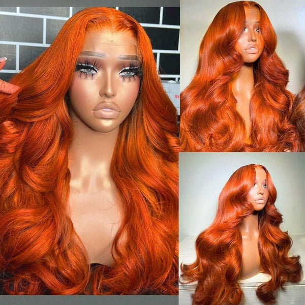 13X4 13X6 HD LACE FRONTAL WIG BODY WAVE GINGER