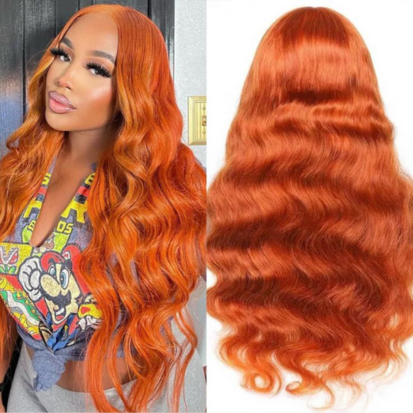 13X4 13X6 HD LACE FRONTAL WIG BODY WAVE GINGER