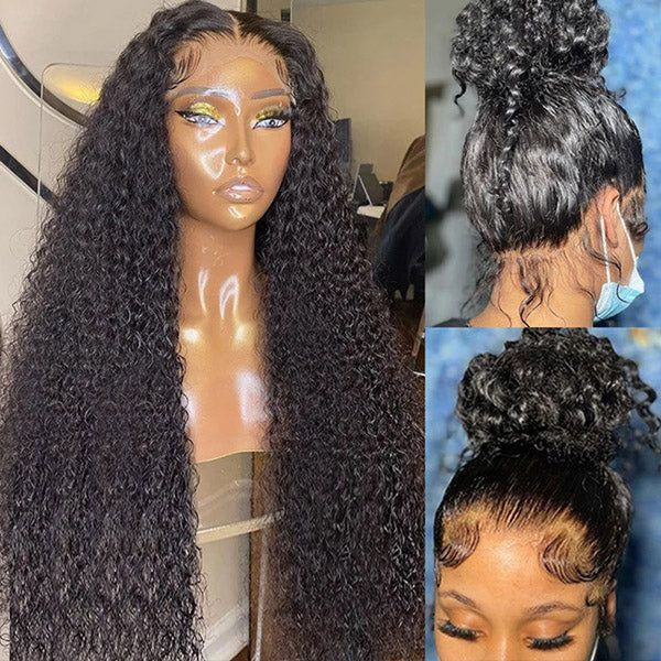 360 LACE WIG CURLY NATURAL COLOR BRAZILIAN HUMAN HAIR