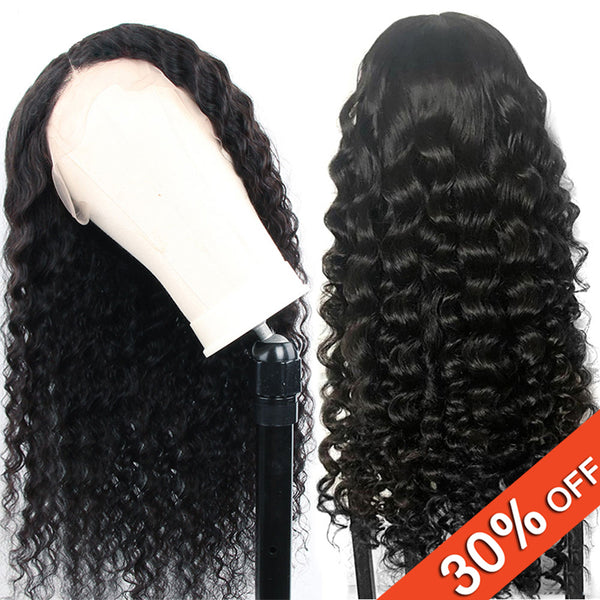 Brazilian Loose Wave Lace Frontal Human Hair Wigs For Black Women 150% Density 13x4 Lace Front Wig Pre Plucked Natural Wig