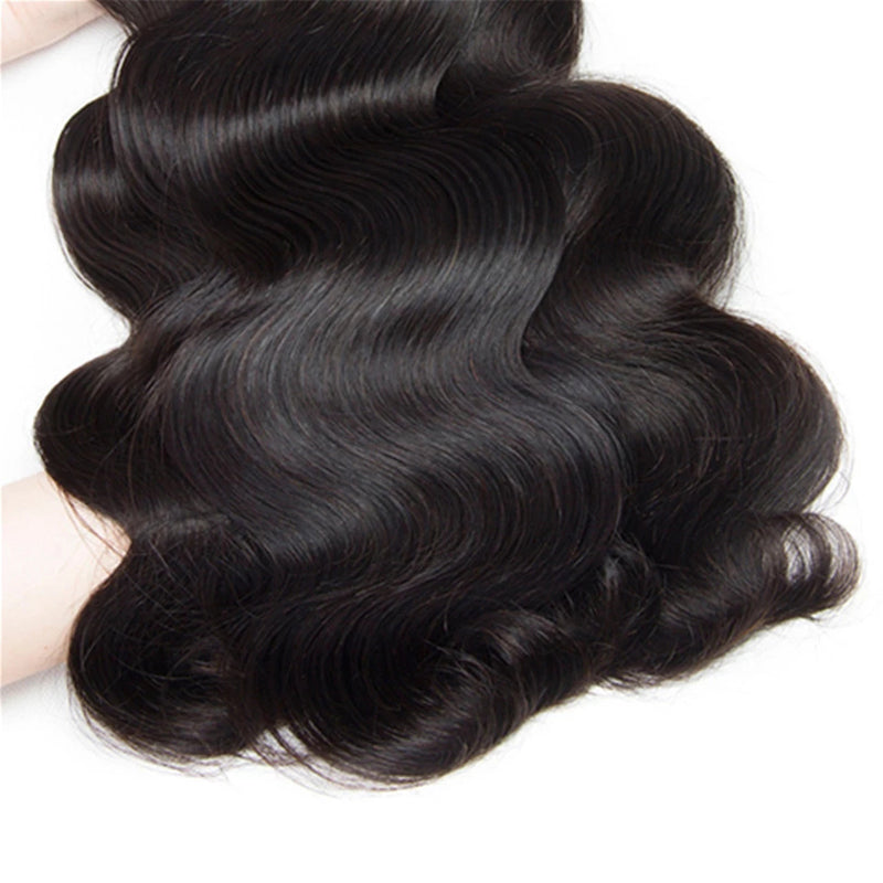 Brazilian Body Wave Hair Weave Bundles Natural Color 100% Human Hair weave 3/4 Piece 8-30" Remy Hair Extensions