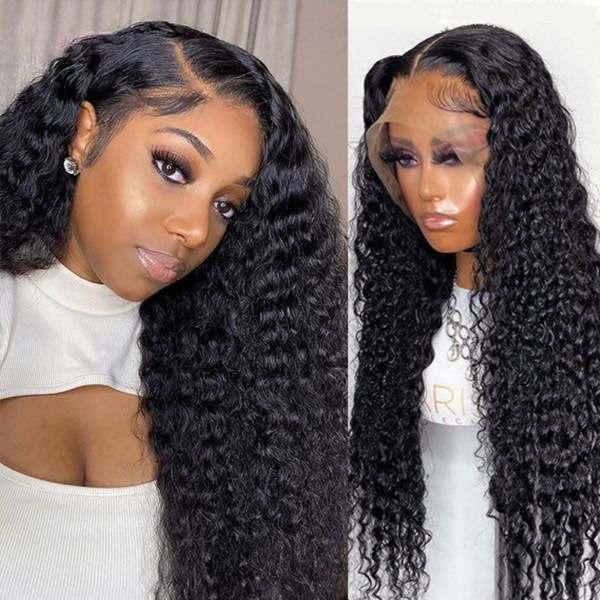 Lace Front Wig Brazilian Wigs Burmses Curly Human Hair Wig 150% 180% Density Lace Frontal Human Hair Wigs