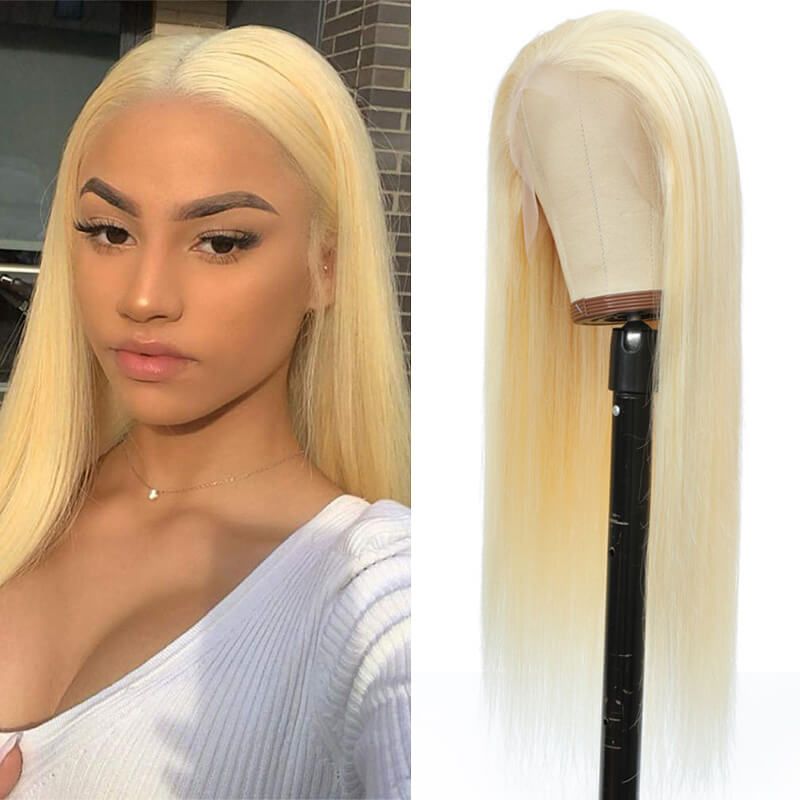 FULL LACE WIG STRAIGHT #613 BRAZILIAN HUMAN HAIR