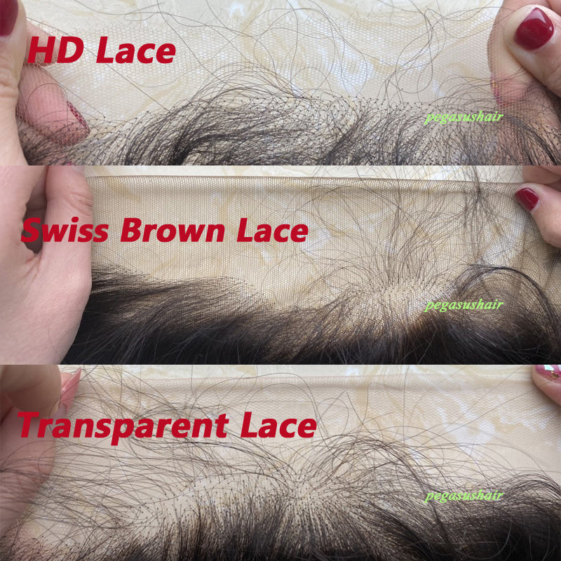 Transparent Lace Wig 150% Density Full Lace Wig Invisible Lace Front Human Hair Wigs Straight Preplucked Lace Wig Brazilian