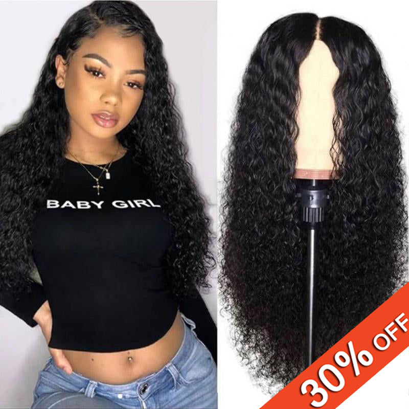 Curly Glueless Full Lace Human Hair Wigs 30 Inch Transparent  Lace Front Wigs For Women Brazilian 150% 180% 130% Density Wig