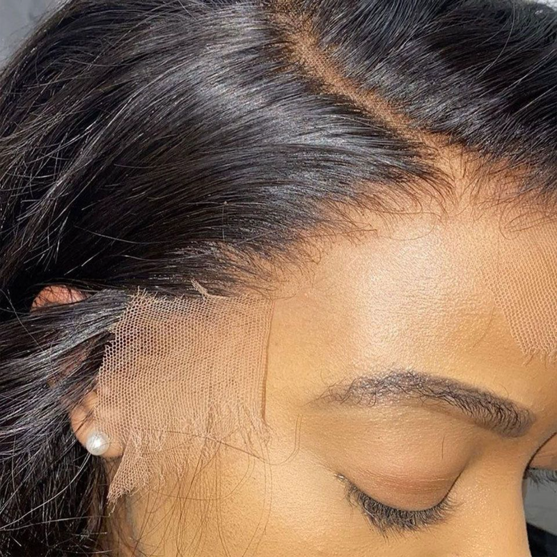 40INCH LONG LACE FRONTAL WIG SILKY STRAIGHT NATURAL COLOR