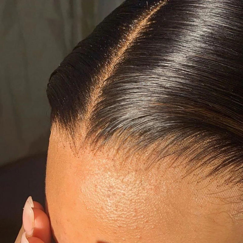 40INCH LONG LACE FRONTAL WIG SILKY STRAIGHT NATURAL COLOR