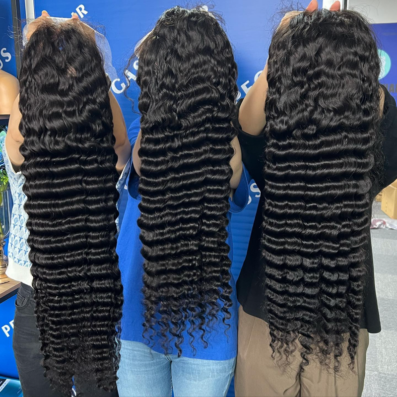 Wig deals closure wig and frontal wigs 180% density 